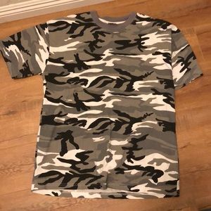 Grey camo shirt